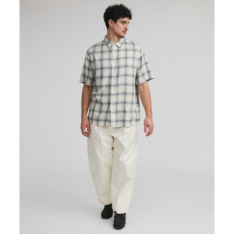 Saturdays NYC Bruce Checked Short Sleeve Shirt image number 2